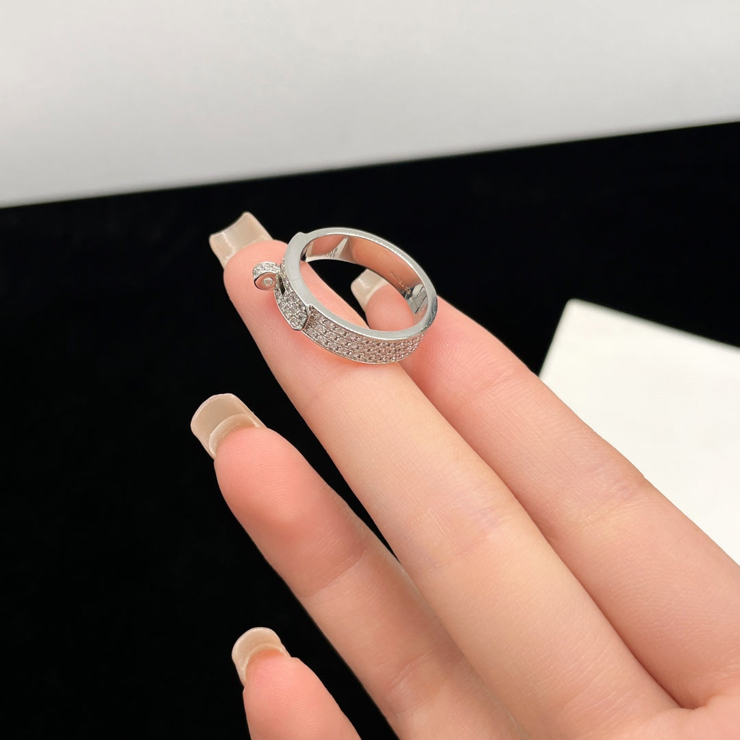 [⭐Reverie Jewels]KELLY SILVER DIAMOND RING