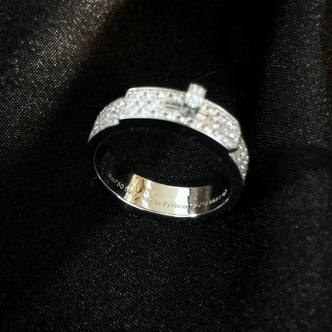 [⭐Reverie Jewels]KELLY SILVER DIAMOND RING