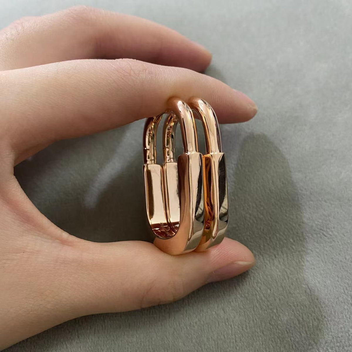 [Reverie Jewels]LOCK MEDIUM EARRINGS
