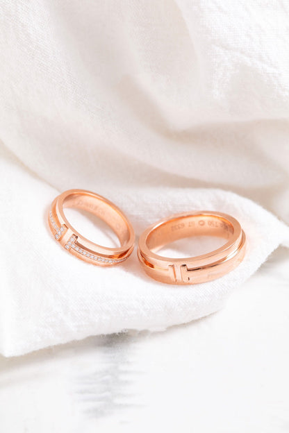 [Reverie Jewels]T PINK GOLD RING