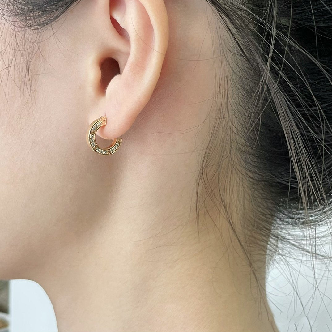 [⭐Reverie Jewels]LOVE DIAMOND EARRINGS