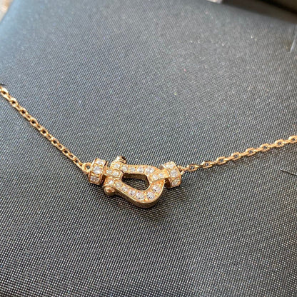 [⭐Reverie Jewels]FORCE 10 DIAMOND PINK GOLD NECKLACE MINI MODEL