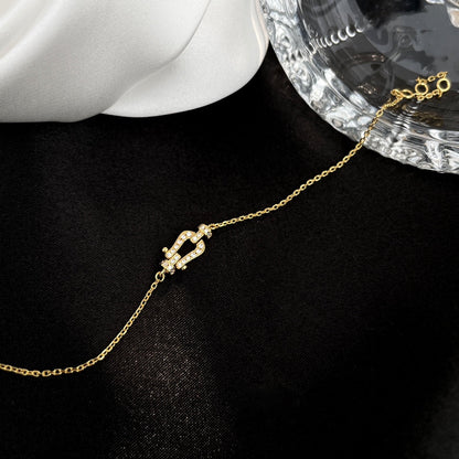 [⭐Reverie Jewels]FORCE 10 FULL DIAMOND BUCKLE CHAIN LINK MINI MODEL