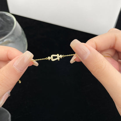 [⭐Reverie Jewels]FORCE 10 FULL DIAMOND BUCKLE CHAIN LINK MINI MODEL