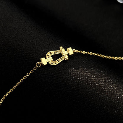 [⭐Reverie Jewels]FORCE 10 FULL DIAMOND BUCKLE CHAIN LINK MINI MODEL
