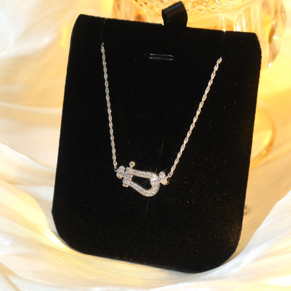 [⭐Reverie Jewels]FORCE 10 DIAMOND SILVER NECKLACE MINI MODEL