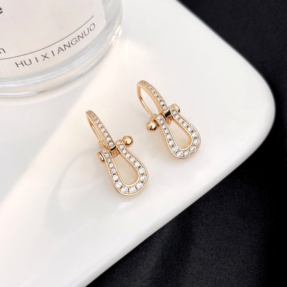 [⭐Reverie Jewels]FORCE 10 FULL DIAMOND DROP EARRINGS MEDIUM MODEL