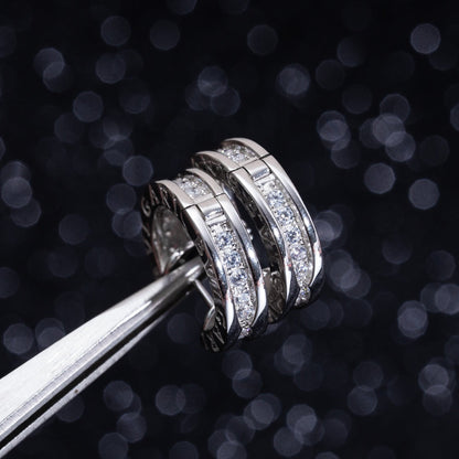 [⭐Reverie Jewels]ZERO 1 MINI SILVER DIAMOND EARRINGS