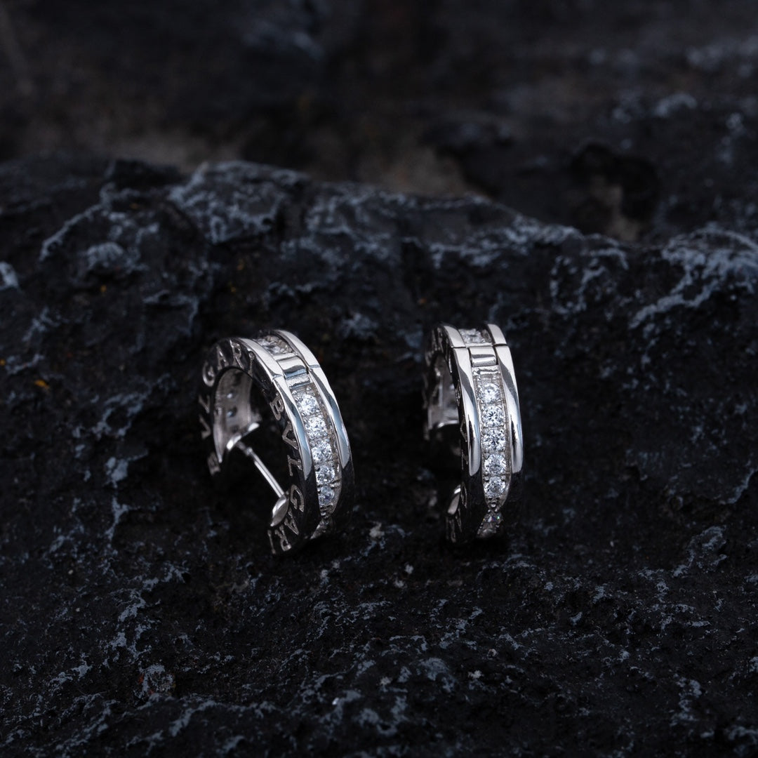 [⭐Reverie Jewels]ZERO 1 MINI SILVER DIAMOND EARRINGS