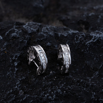 [⭐Reverie Jewels]ZERO 1 MINI SILVER DIAMOND EARRINGS