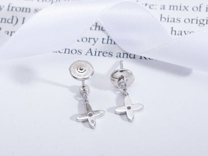 [⭐Reverie Jewels]VIDYLLE SILVER DIAMOND MINI DROP EARRINGS