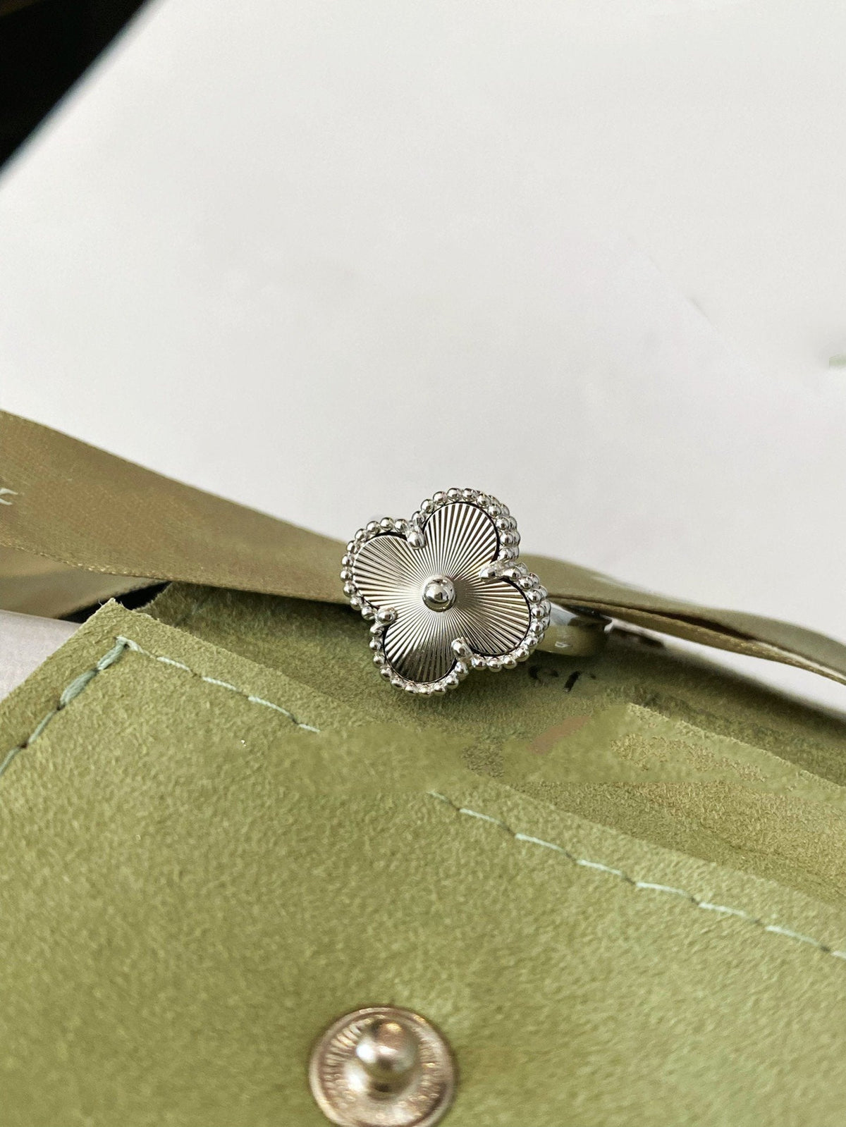 [⭐Reverie Jewels]CLOVER SILVER RING