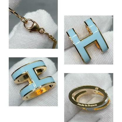 [⭐Reverie Jewels]POP H SKY BLUE NECKLACE