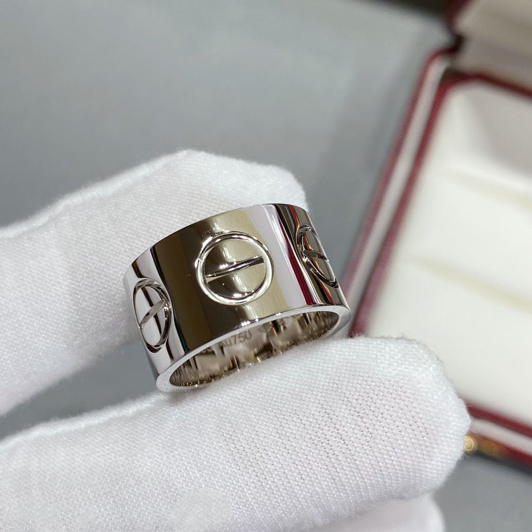 [⭐Reverie Jewels]LOVE 11MM LARGE RING