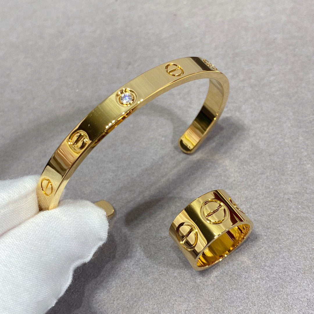 [⭐Reverie Jewels]LOVE 11MM LARGE RING