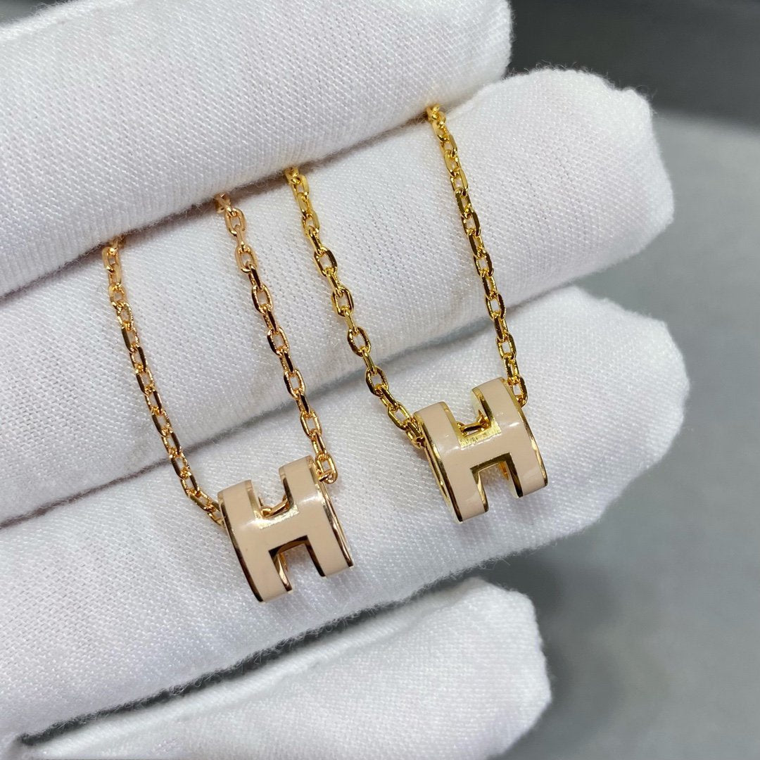[⭐Reverie Jewels]MINI POP H NECKLACE