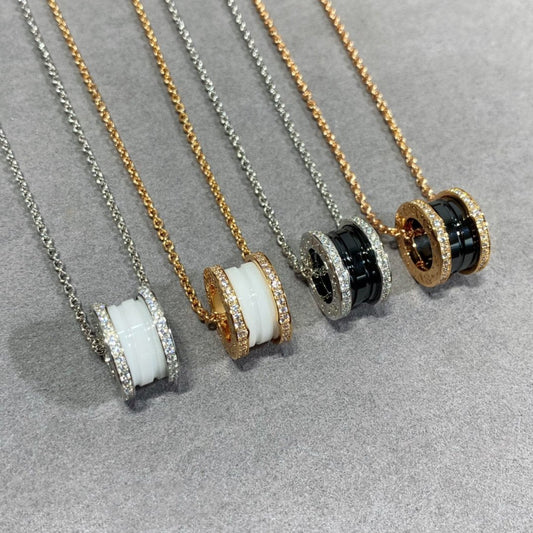 [⭐Reverie Jewels]ZERO 1 DIAMOND CERAMIC NECKLACE