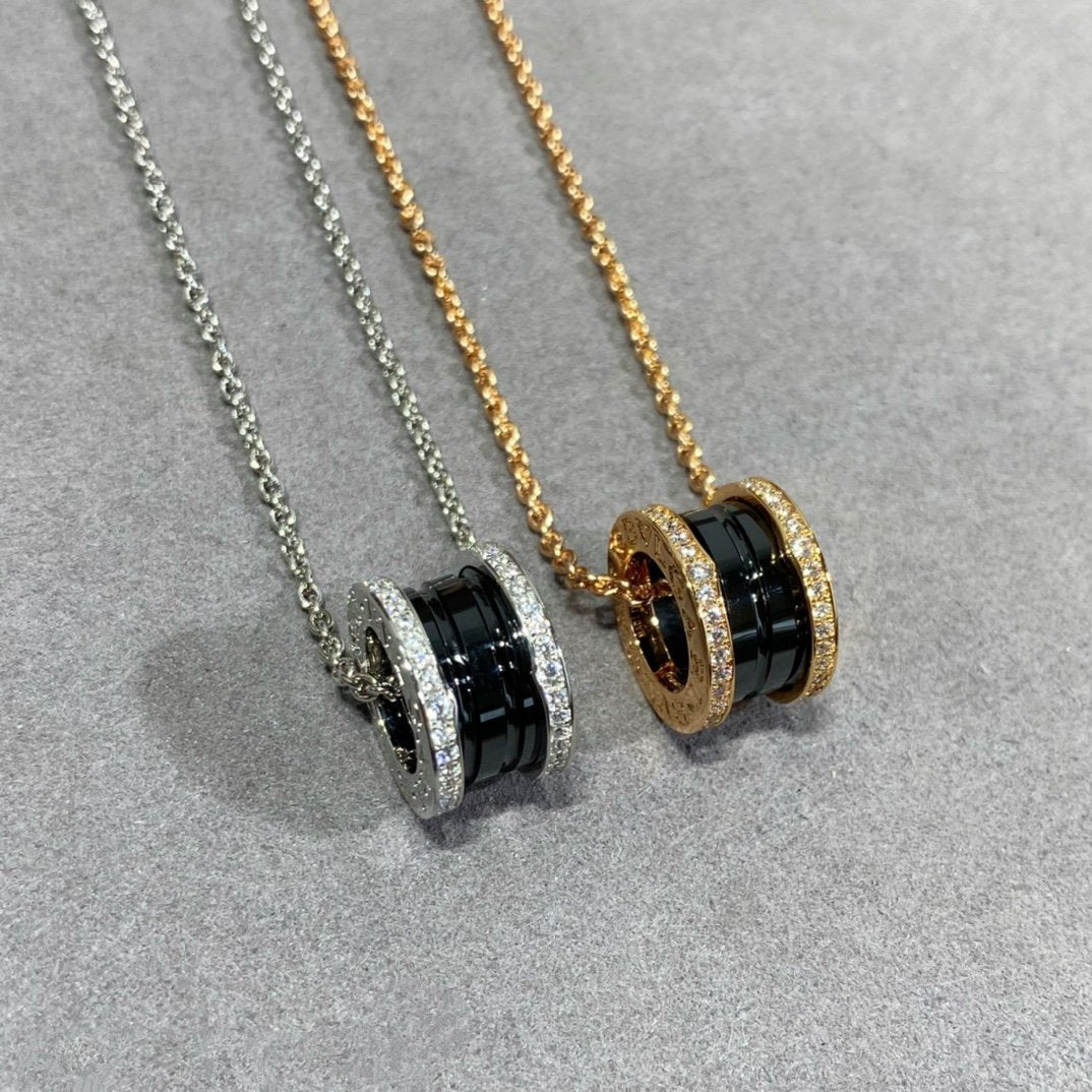 [⭐Reverie Jewels]ZERO 1 DIAMOND CERAMIC NECKLACE