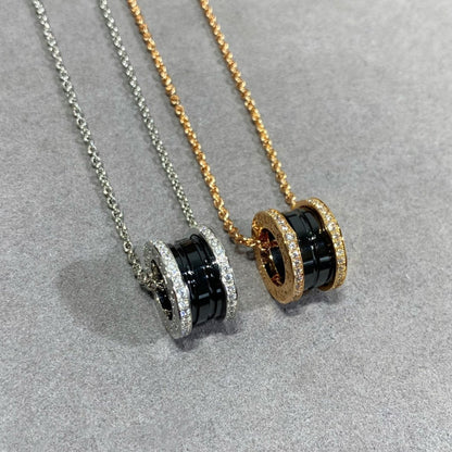 [⭐Reverie Jewels]ZERO 1 DIAMOND CERAMIC NECKLACE