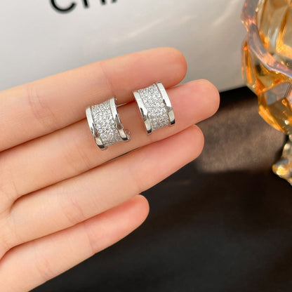 [⭐Reverie Jewels]ZERO 1 DIAMOND PAVED EARRINGS