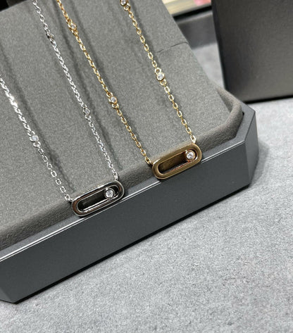 [⭐Reverie Jewels]MOVE UNO DIAMOND NECKLACE