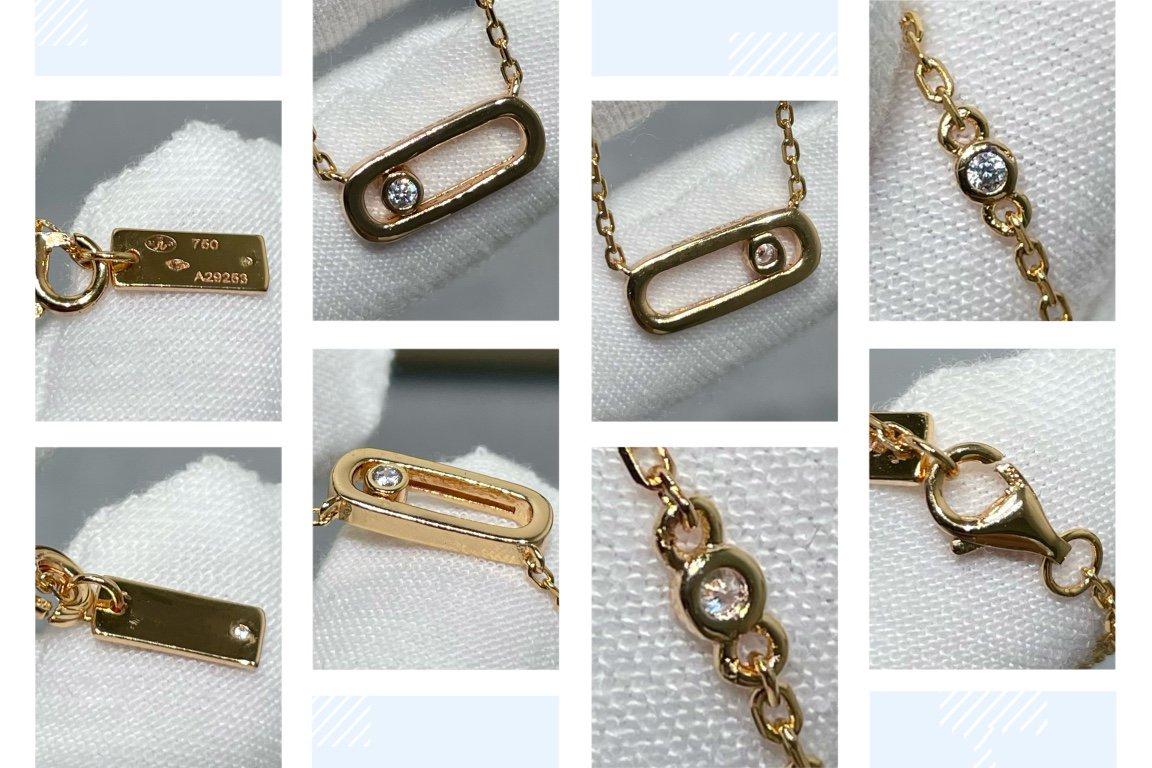 [⭐Reverie Jewels]MOVE UNO DIAMOND NECKLACE