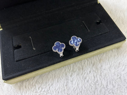[⭐Reverie Jewels]CLOVER PIETERSITE MEDIUM STUD EARRINGS