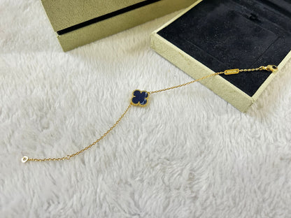 [⭐Reverie Jewels]CLOVER 1 MOTIF PIETERSITE BRACELET