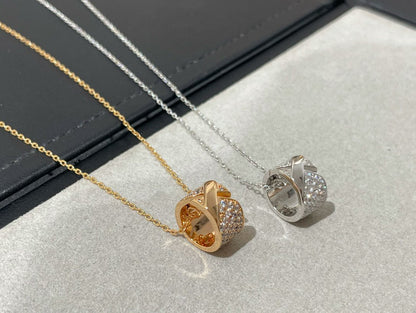[⭐Reverie Jewels]LIENS EVIDENCE DIAMOND PAVED NECKLACE
