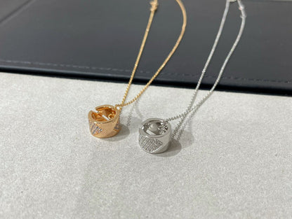 [⭐Reverie Jewels]LIENS EVIDENCE DIAMOND PAVED NECKLACE