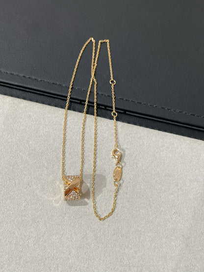 [⭐Reverie Jewels]LIENS EVIDENCE DIAMOND PAVED NECKLACE