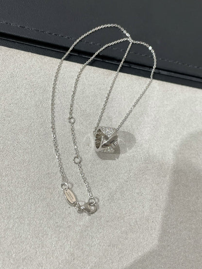[⭐Reverie Jewels]LIENS EVIDENCE DIAMOND PAVED NECKLACE