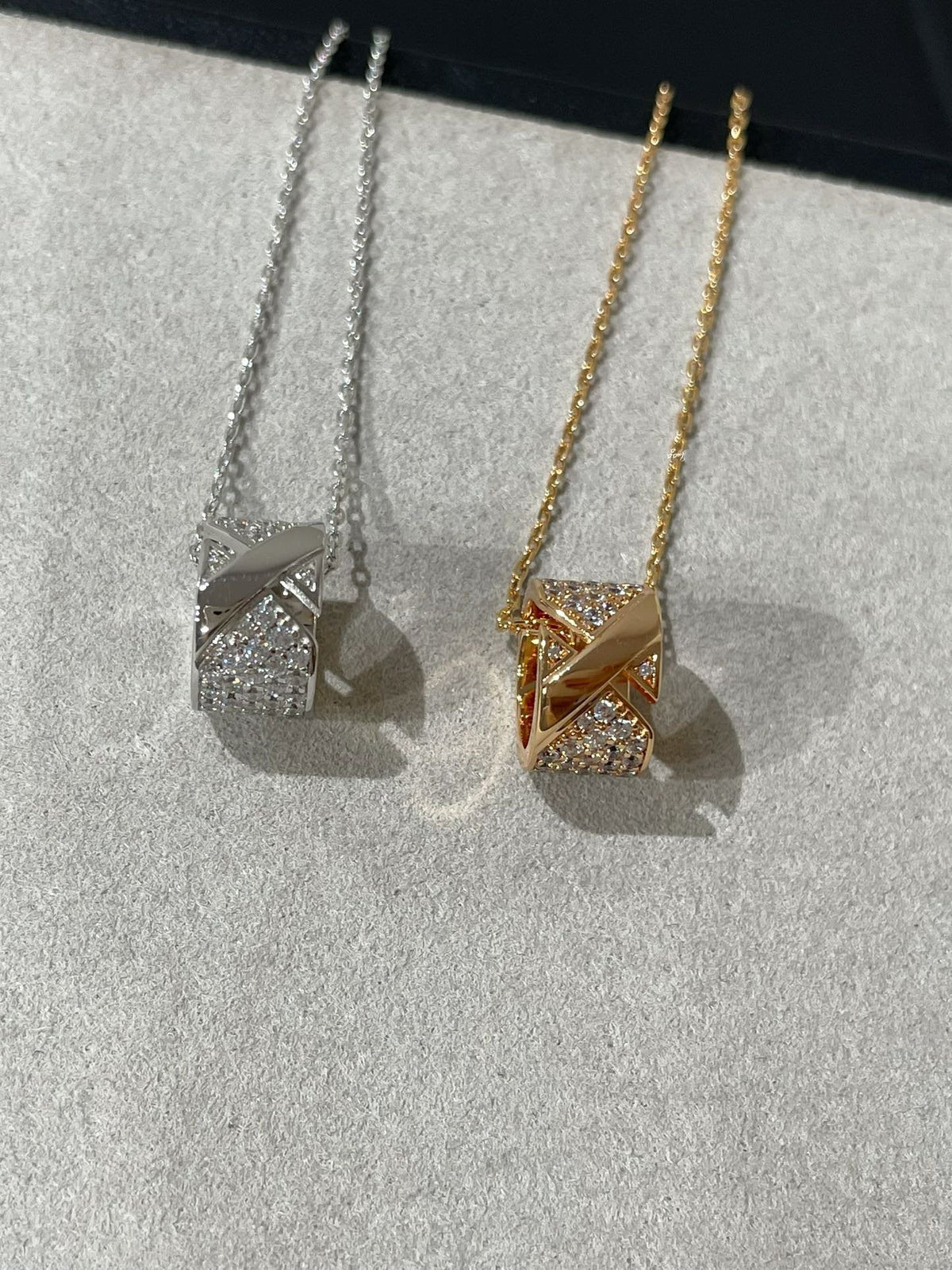 [⭐Reverie Jewels]LIENS EVIDENCE DIAMOND PAVED NECKLACE