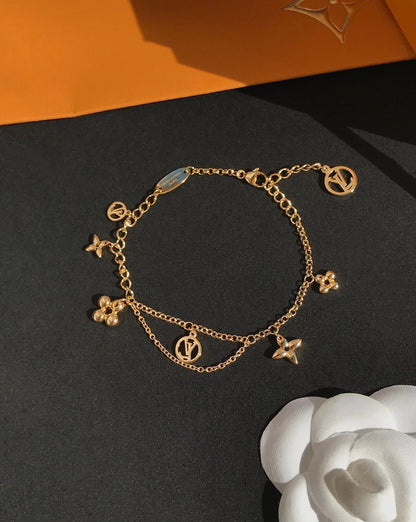 [⭐Reverie Jewels]BLOOMING PINK GOLD MOP BRACELET
