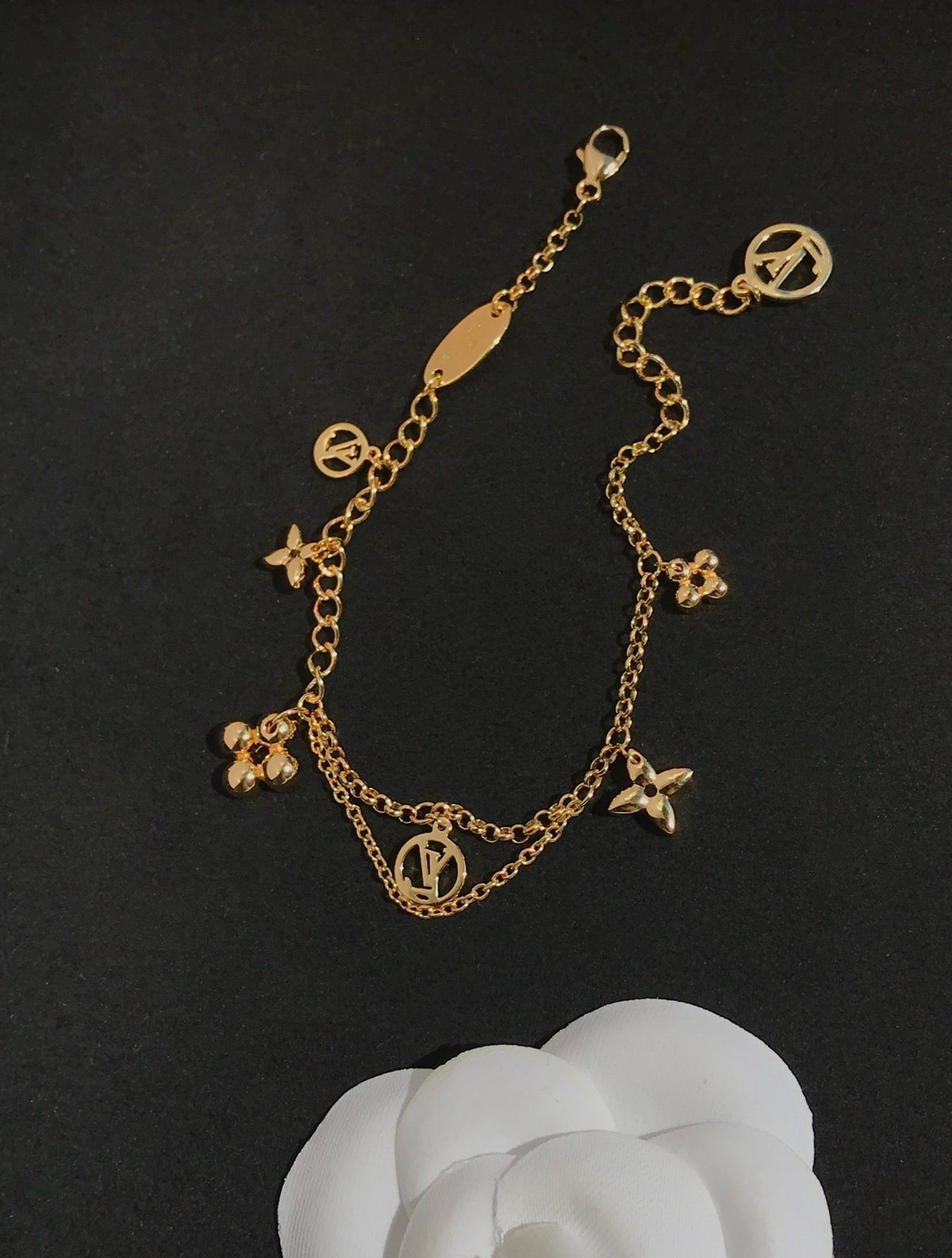 [⭐Reverie Jewels]BLOOMING PINK GOLD MOP BRACELET