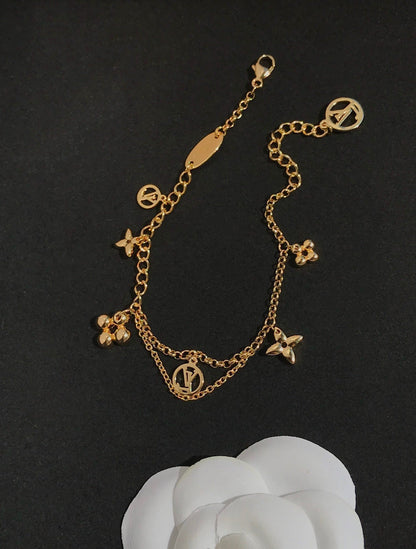 [⭐Reverie Jewels]BLOOMING PINK GOLD MOP BRACELET