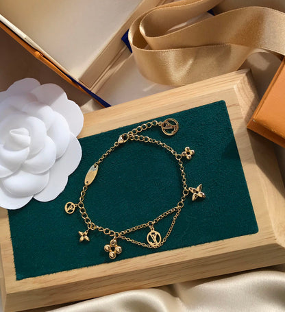[⭐Reverie Jewels]BLOOMING PINK GOLD MOP BRACELET