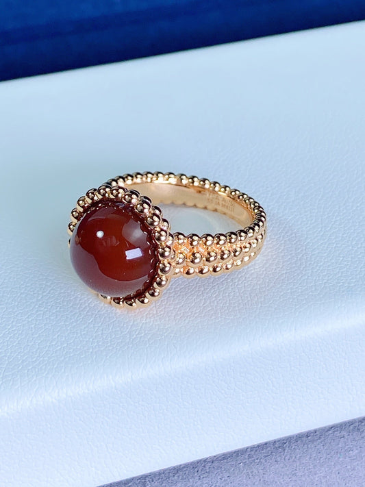 [⭐Reverie Jewels]PERLEE COULEURS ROSE GOLD RING