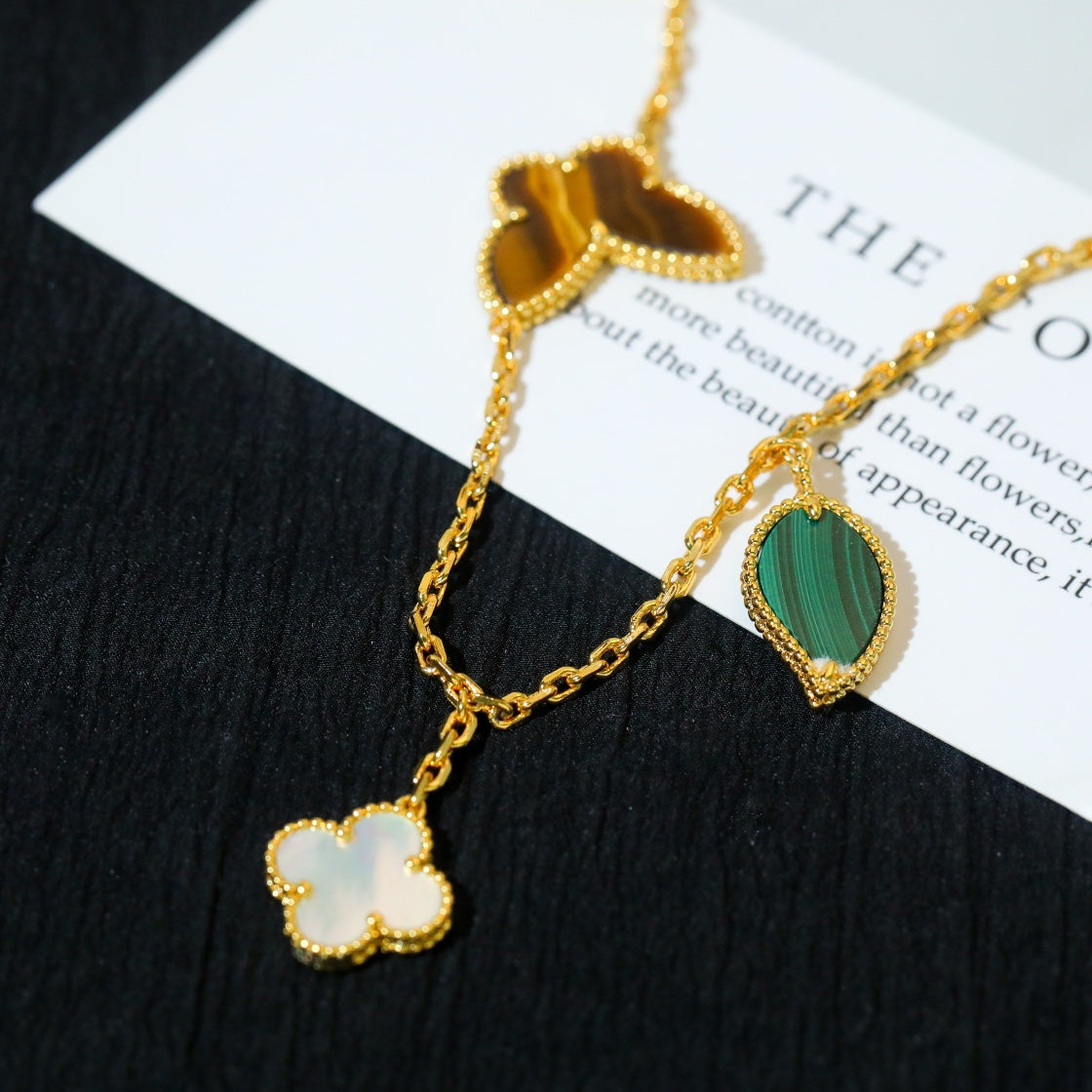 [⭐Reverie Jewels]LUCKY SPRING 5 MOTIF GOLD BRACELET