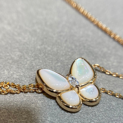 [⭐Reverie Jewels]BUTTERFLY MOP DIAMOND NECKLACE