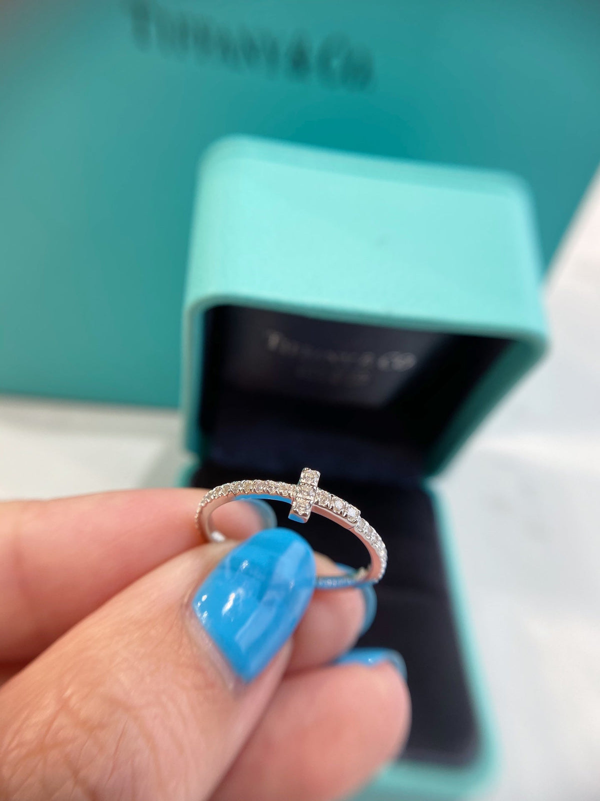 [Reverie Jewels]T SMALL RING DIAMOND SILVER