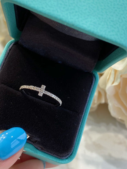 [Reverie Jewels]T SMALL RING DIAMOND SILVER