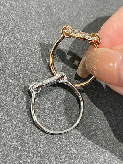 [⭐Reverie Jewels]RONDE SMALL DIAMOND RING
