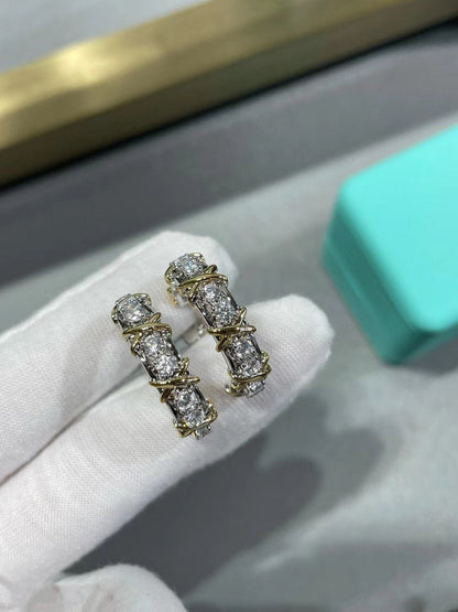 [Reverie Jewels]SCHLUMBERGER GOLD DIAMOND EARRINGS
