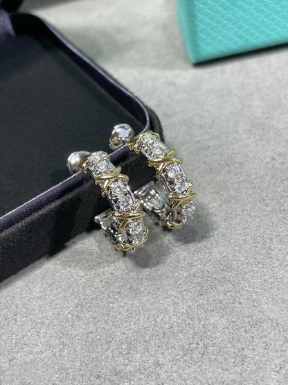 [Reverie Jewels]SCHLUMBERGER GOLD DIAMOND EARRINGS