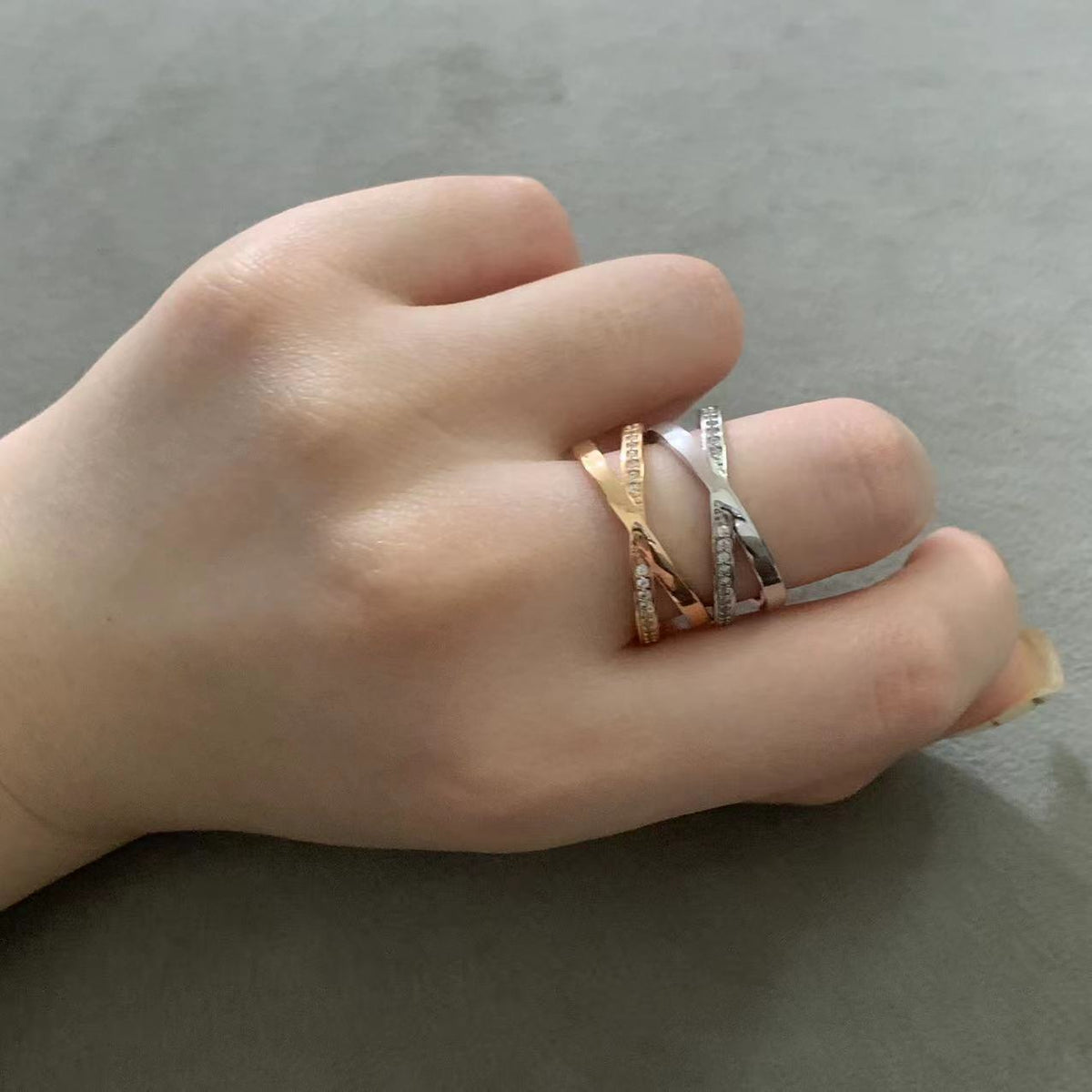 [Reverie Jewels]ATLAS X DIAMOND RING