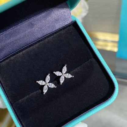 [Reverie Jewels]VICTORIA SILVER DIAMOND STUD MINI EARRINGS