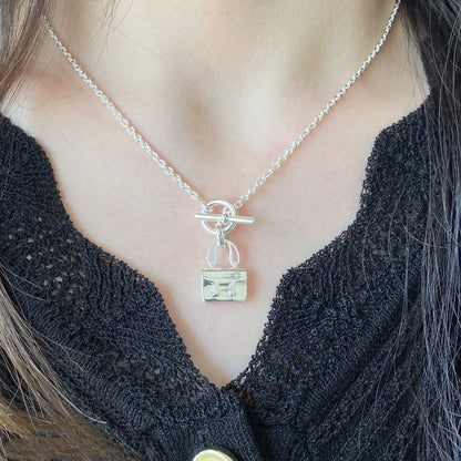 [⭐Reverie Jewels]CONSTANCE PEDANT SILVER NECKLACE