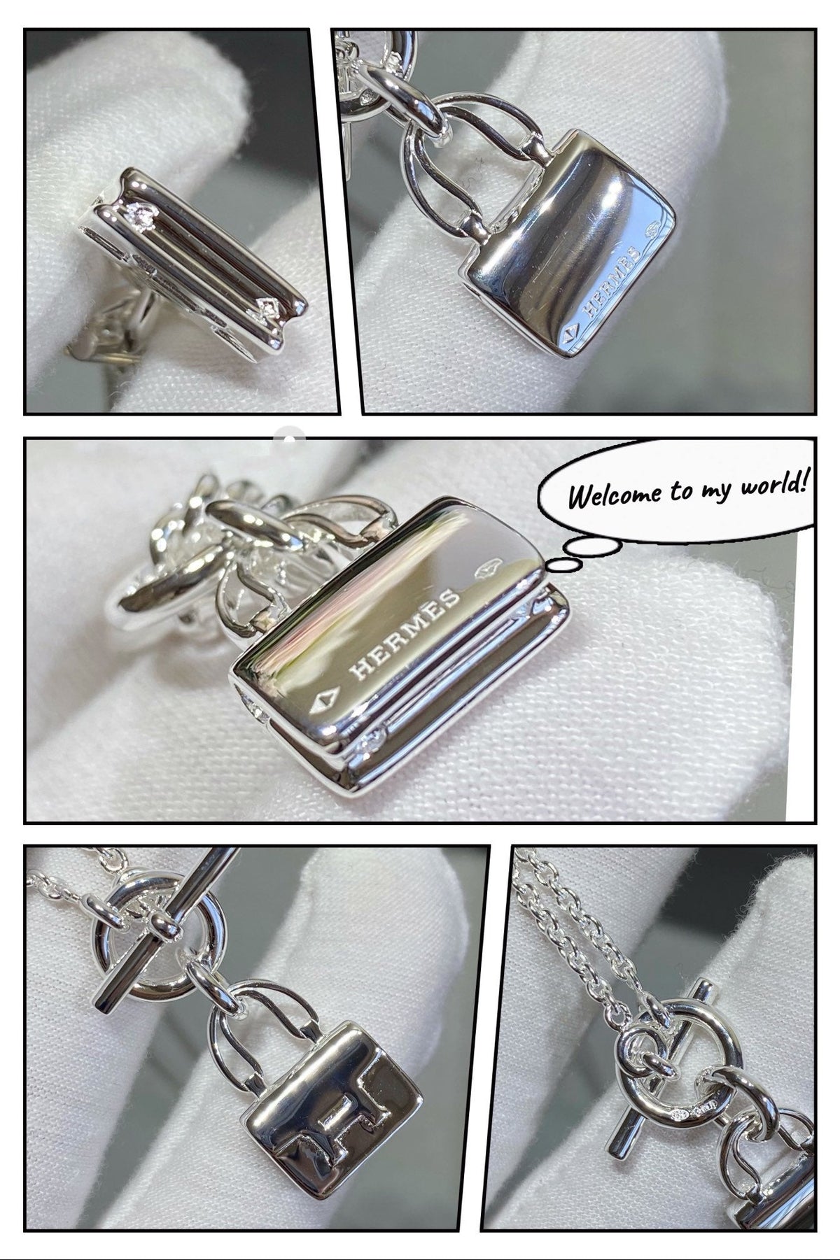 [⭐Reverie Jewels]CONSTANCE PEDANT SILVER NECKLACE