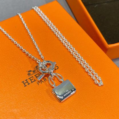 [⭐Reverie Jewels]CONSTANCE PEDANT SILVER NECKLACE